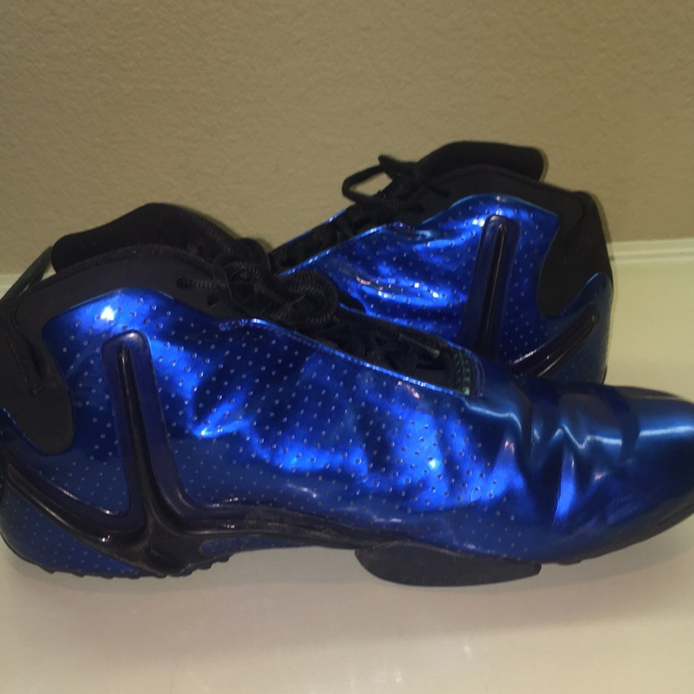 Men’s Nike metallic blue high tops